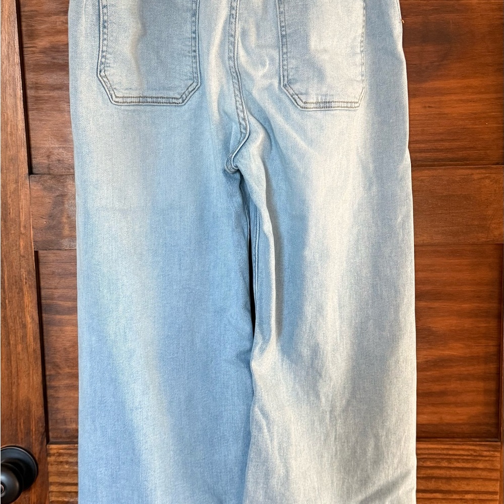 The Colette Crop High-Rise Wide-Leg Jeans by Maeve - Picture 3 of 3